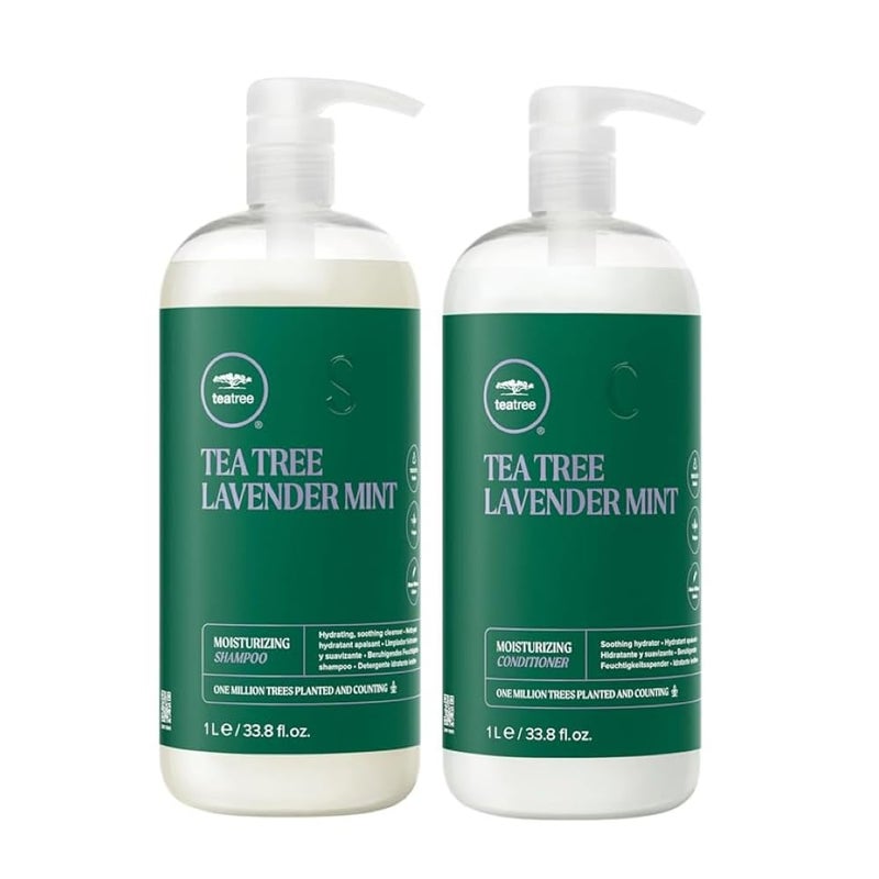 Tea Tree Hydration Lavender Mint Moisturizing Liter Duo Set - Image 1